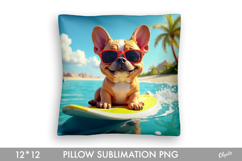Cute Animal Pillow. Summer Pillow Design Product Image 1