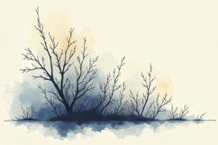 Watercolor Tree background Product Image 1