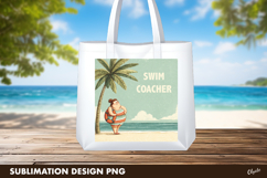 Funny Woman Sublimation, Summer Beach PNG Product Image 1