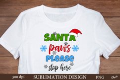 Christmas Tshirt Sublimation. Funny Dog Quote Product Image 1
