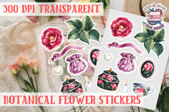 Flower sticker Sheet Bundle 103 Sheets Flowers Summer Spring Product Image 15
