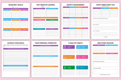 2026 Self Care Growth Journal Canva Template Product Image 11