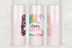 Hoppy Easter 20 oz Skinny Tumbler Sublimation PNG Product Image 1