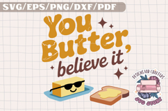Kawaii Food Funny Quote Vintage SVG Design Fun Cute Product Image 1