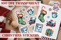 Christmas Sticker Sheet In My Grinch Era Winter Holiday PNG Product Image 1