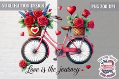 Valentine Quote Symbol Love Sublimation Design PNG Heart Product Image 1