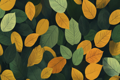 Yellow and Green Leaves Background Wallpaper Product Image 1