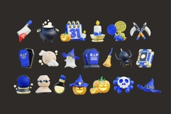 Scary &amp; Fun 3D Halloween Graphics Product Image 2