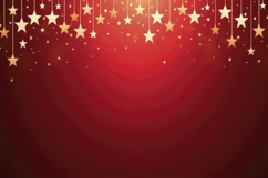 Golden Stars with Red Background Wallpaper Product Image 1