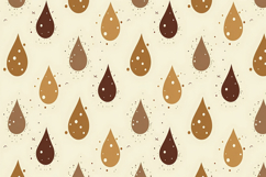 Brown Stylized Drops Background Wallpaper Product Image 1