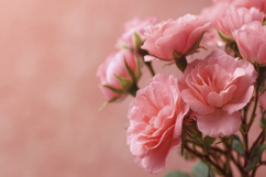 Pink Bonica Background Wallpaper Product Image 1