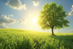Sunlight Green Field Background Wallpaper Product Image 1