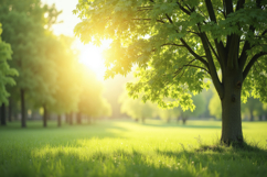 Landscape of Peaceful Sunshine Background Wallpaper Product Image 1