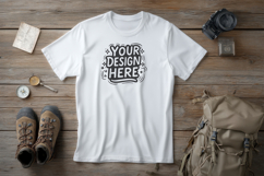 Travel Camera T-Shirt Mockup PSD JPG Product Image 1