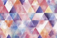 Abstract Watercolor Triangle Pattern Background Wallpaper Product Image 1