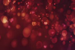 Bokeh Hearts Background Wallpaper Product Image 1
