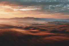 Hills at Sunset Background Wallpaper Product Image 1