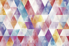 Abstract Watercolor Triangle Pattern Background Wallpaper Product Image 1