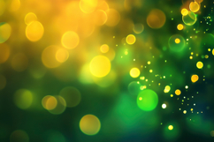 Green and Gold Bokeh Background Wallpaper Product Image 1