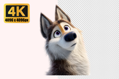 Siberian Husky Dog Transparent PNG Product Image 1