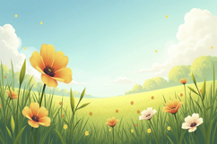 Field Of Flower Background Product Image 1