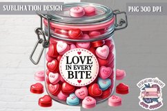 Valentine Quote Symbol Love Sublimation Design PNG Heart Product Image 1