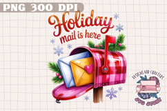 Christmas Quote Sublimation design Winter Pink Buffalo Plaid Product Image 1