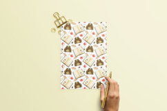 Witchy Pumpkin House Watercolor Clipart Pumpkin House, Cat Product Image 12