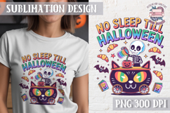 Halloween Skeleton Clipart PNG Sublimation Colored Sarcastic Product Image 1