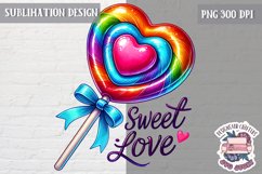Valentine Quote Symbol Love Sublimation Design PNG Heart Product Image 1