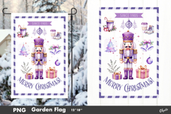 Merry Christmas, Garden Flag Sublimation PNG Product Image 1
