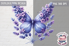 Cute Sublimation design PNG Flowers Lavander Fields Props Product Image 1