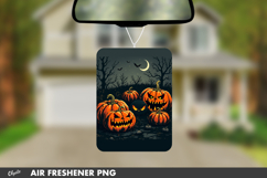 Monster Pumpkin Air Freshener Sublimation PNG Product Image 1