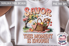 Spring Sublimation Design PNG Motivation Quote Flowers Product Image 1