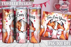 Sublimation Tumbler WRAP Love Design Quote Watercolor Animal Product Image 1