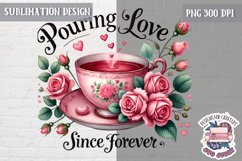 Valentine Quote Symbol Love Sublimation Design PNG Heart Product Image 1