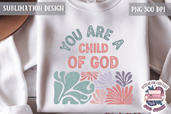 Bible Quote Sublimation Design Jesus Cross Modern Abstracts Product Image 1