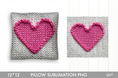 Knitting Pink Pillow Sublimation PNG Product Image 1