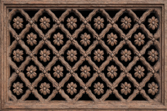 Wooden Lattice Background Wallpaper Product Image 1