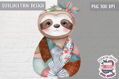 Cute Patchwork Animal Sublimation Design PNG kids t-shirt Product Image 1