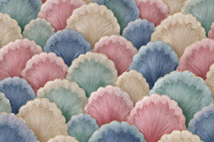 Colorful Flower Pattern Background Product Image 1