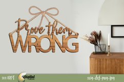 Motivational phrases 3d. Laser Cut Decor. SVG Design. Product Image 1