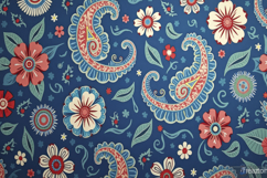 Paisley Floral Pattern Background Product Image 1