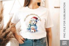 Dog Snowman Winter Sublimation PNG Designs Bundle Product Image 12