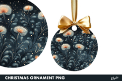 Christmas Winter Magic Ornament PNG Product Image 1