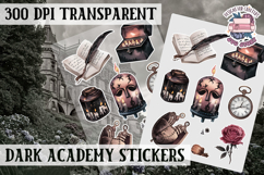 Gothic sticker sheet Magic Scrapbook PNG Spells Witch Product Image 1