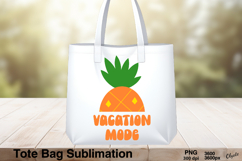 Tote Bag Summer Sublimation. Tote Bag Design Product Image 1