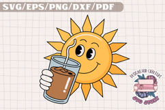 Groovy Summer Pastel Colors SVG Design Mascot Product Image 1
