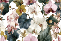 Phalaenopsis Orchids Background Wallpaper Product Image 1