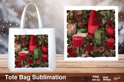 New Year Celebration Sublimation, Tote Bag PNG Product Image 1
